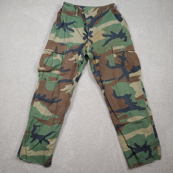 Military Surplus Other - Military Cargo Pants Trousers - Waist 26 Small Woodland Camo - 8415-01-084-1708